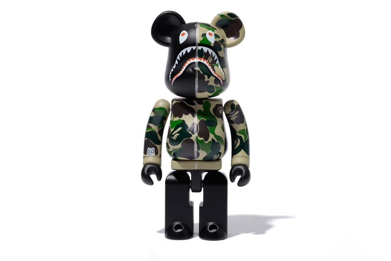 BAPE x Medicom Toy 超合金 ABC CAMO SHARK BE@RBRICK 發售情報公開