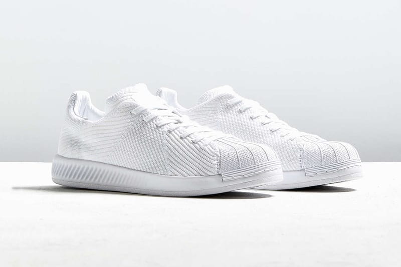 近賞 adidas Originals Superstar Bounce Primeknit 全白配色設計