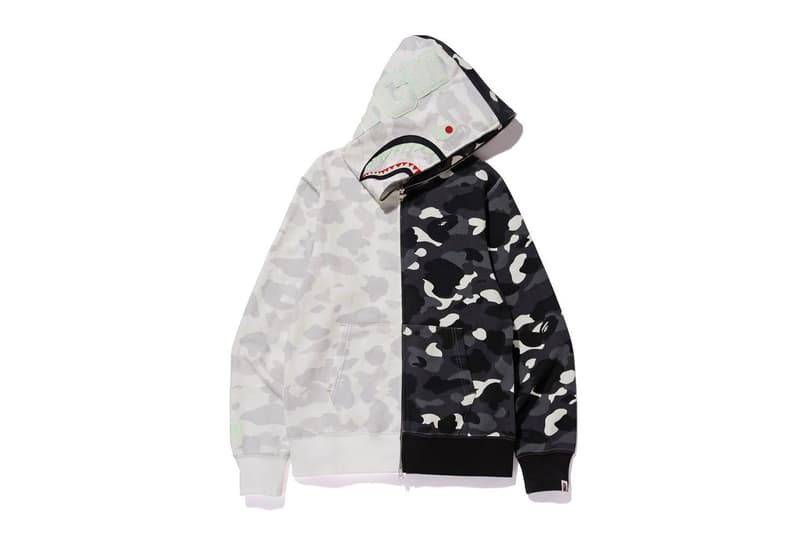 BAPE 推出全新「Glow-In-The-Dark」夜光系列 Shark Hoodie