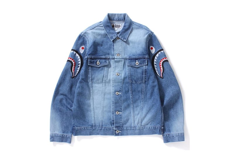 BAPE 全新 Shark Trucker Jacket 丹寧外套