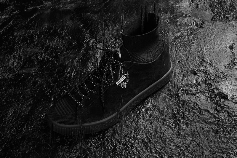 Black Rainbow PUMA Clyde Sock