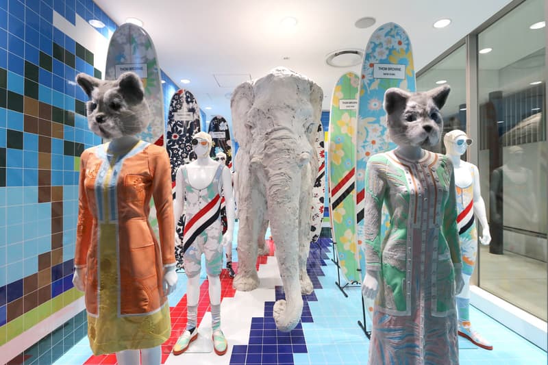 DOVER STREET MARKET GINZA 打造「THOM BROWNE SURF SHOP」藝術裝置
