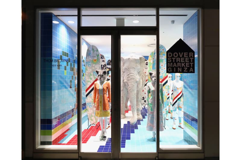 DOVER STREET MARKET GINZA 打造「THOM BROWNE SURF SHOP」藝術裝置