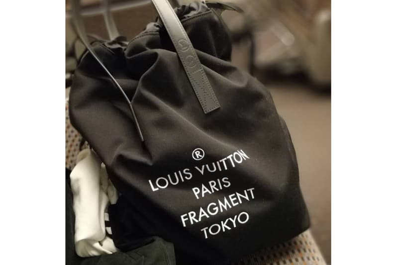 藤原浩再度曝光 Louis Vuitton x fragment design 聯名手提袋