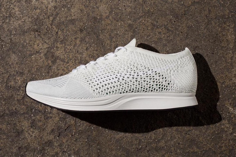 Nike Flyknit Racer 全白配色率先登陸 UNDEFEATED