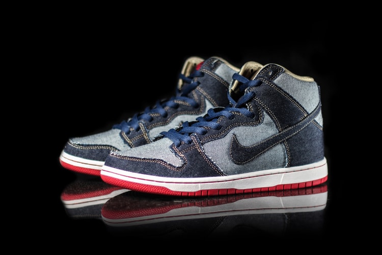 近賞 Nike SB Dunk Hi「Denim」復刻版本