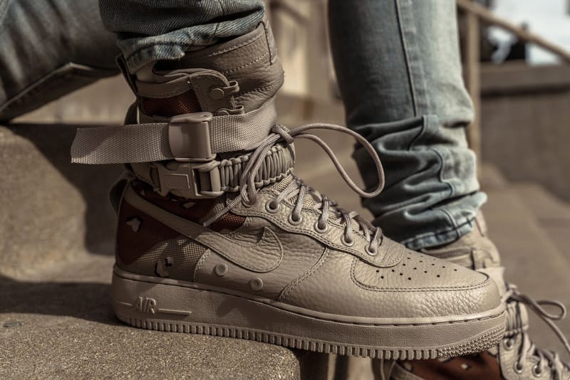 近賞 Nike SF-AF1 全新配色設計「Desert Camo」
