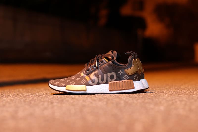 Sneakersnbonsai Custom Supreme x Louis Vuitton adidas Originals NMD R1