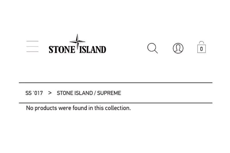 Stone Island 將再度與 Supreme 展開聯名？！
