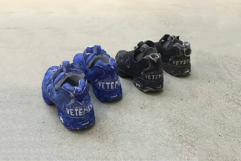 Vetements x Reebok 2017 秋冬全新聯名 Instapump Fury 曝光