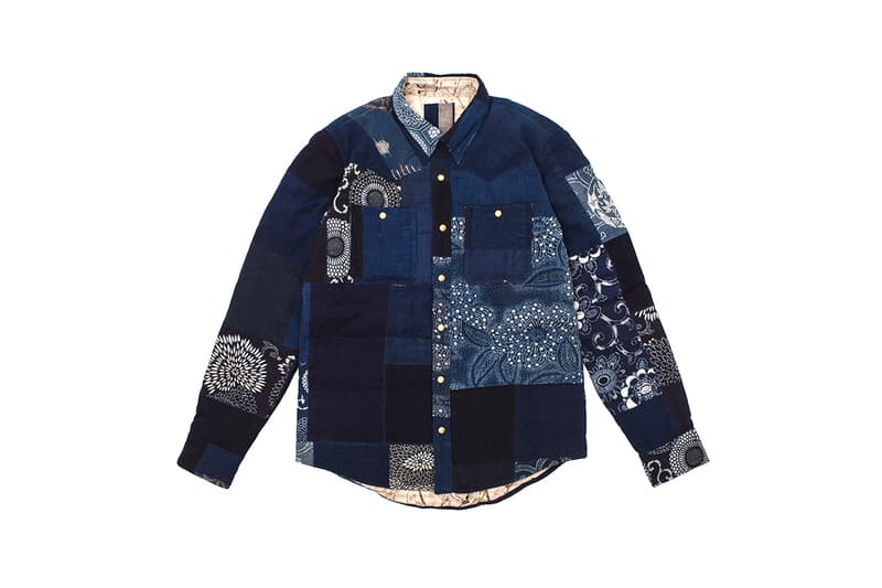 visvim Indigo Patchwork Down Jackets
