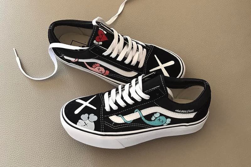 KAWS x Vans「聯名」Old Skool 定製設計