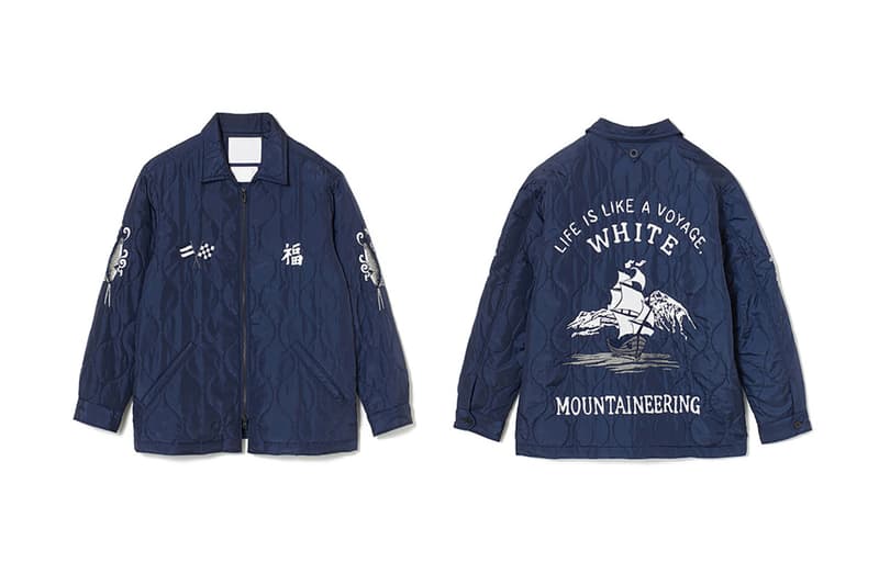 威猛航海－White Mountaineering 春夏刺繡外套