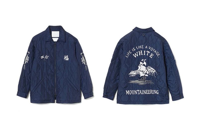 威猛航海－White Mountaineering 春夏刺繡外套