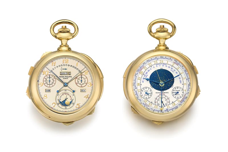估值達 990 萬美元、Patek Philippe 史上功能最複雜的懷錶