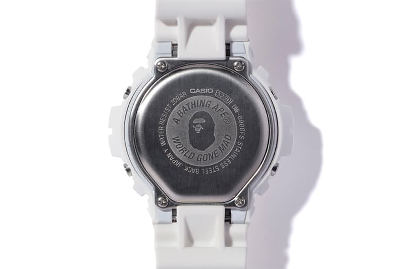 猿顏白調－A Bathing Ape x G-SHOCK 推出聯名 DW-6900