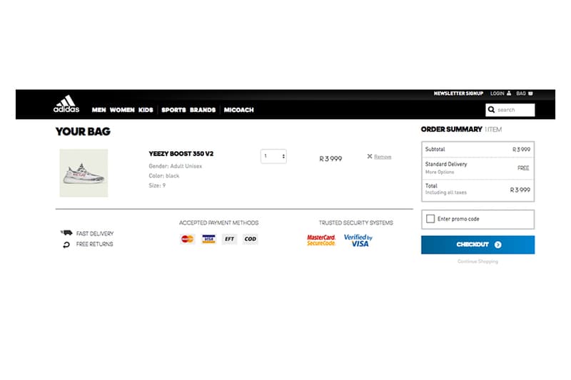 adidas Originals YEEZY BOOST 350 V2「Zebra」突擊登陸非洲官網