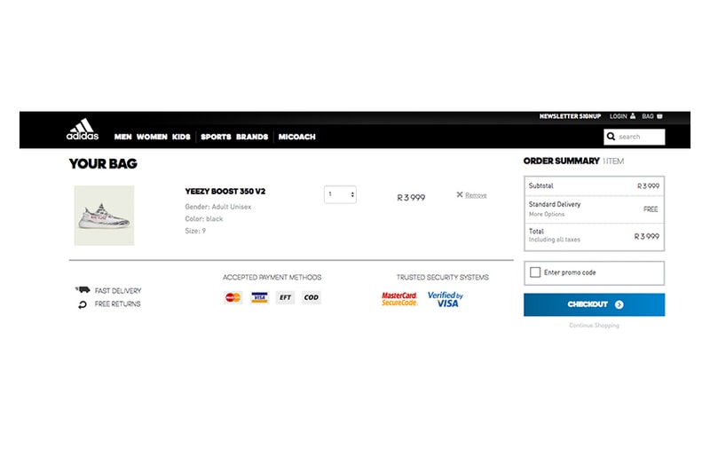 adidas Originals YEEZY BOOST 350 V2「Zebra」突擊登陸非洲官網