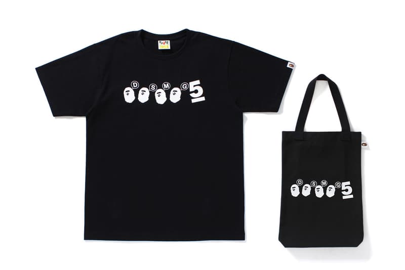BAPE 為 Dover Street Market Ginza 製作的 5 周年別注商品