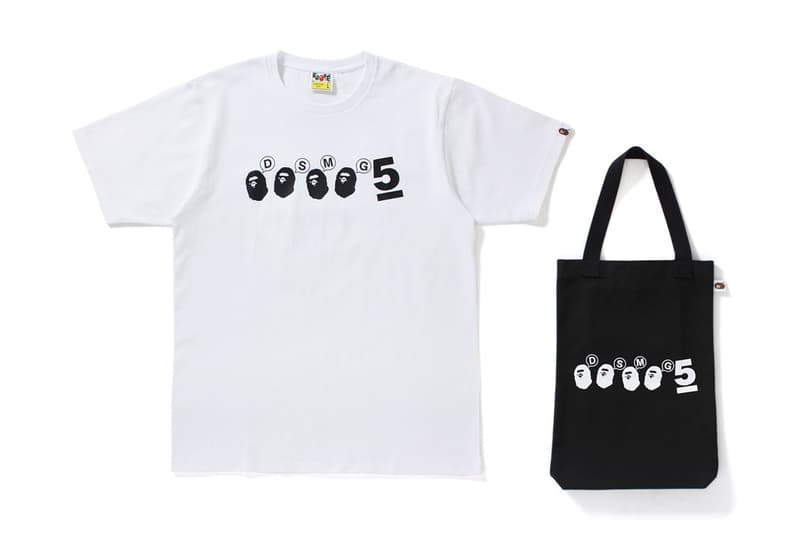 BAPE 為 Dover Street Market Ginza 製作的 5 周年別注商品