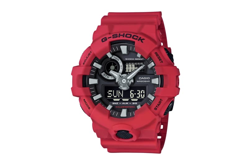 G-SHOCK 紅黑與黑金新錶上架