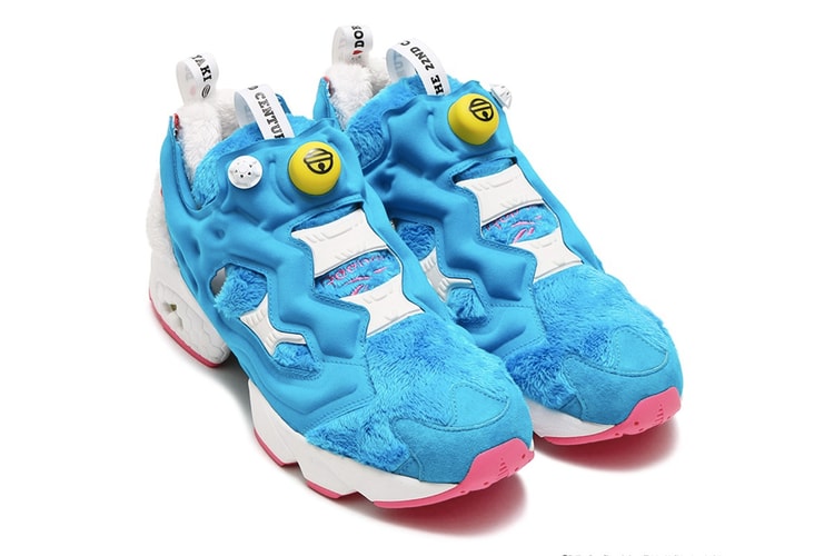 Doraemon x Packer Shoes x Reebok 聯名 Instapump Fury 正式發佈