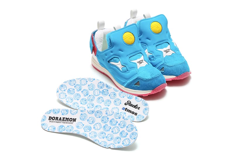 Doraemon x Packer Shoes x Reebok 聯名 Instapump Fury 正式發佈