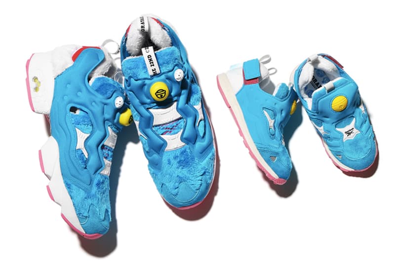 Doraemon x Packer Shoes x Reebok 聯名 Instapump Fury 正式發佈