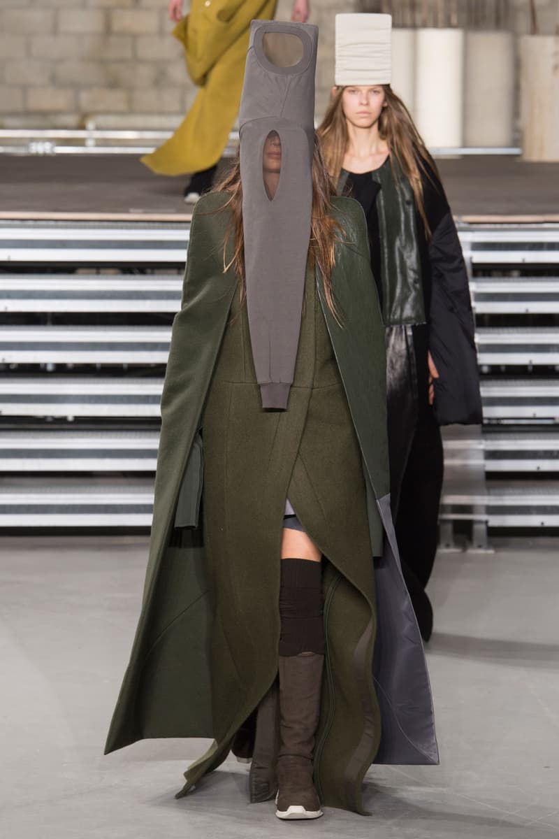 Rick Owens 2017 秋冬女裝系列