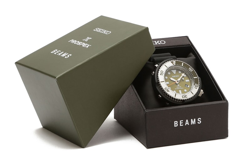 SEIKO 與 BEAMS 推出 Prospex Diver Scuba 別注限量版時計