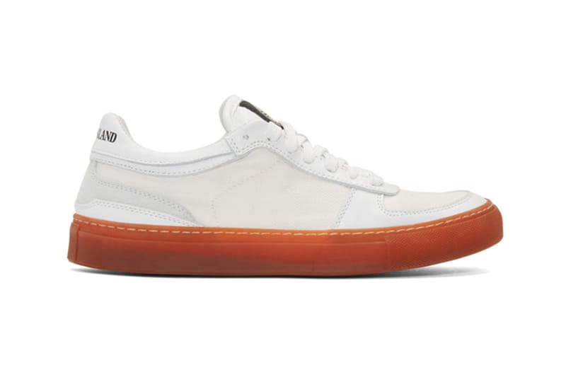 Stone Island 全新白色帆布鞋款