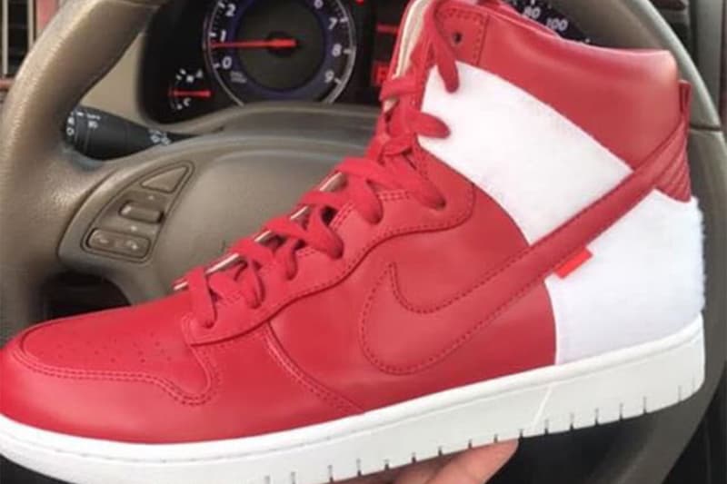 Supreme x Nike Dunk High 諜照公開