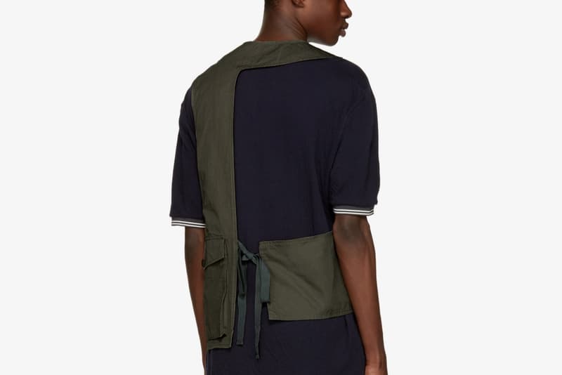 UNDERCOVER Asymmetric Half Military Vest