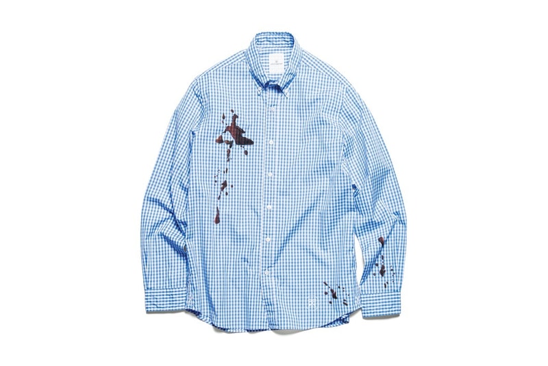 uniform experiment Coffee Drip Gingham Shirt