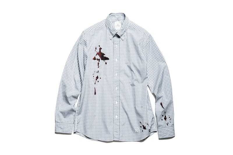 uniform experiment Coffee Drip Gingham Shirt