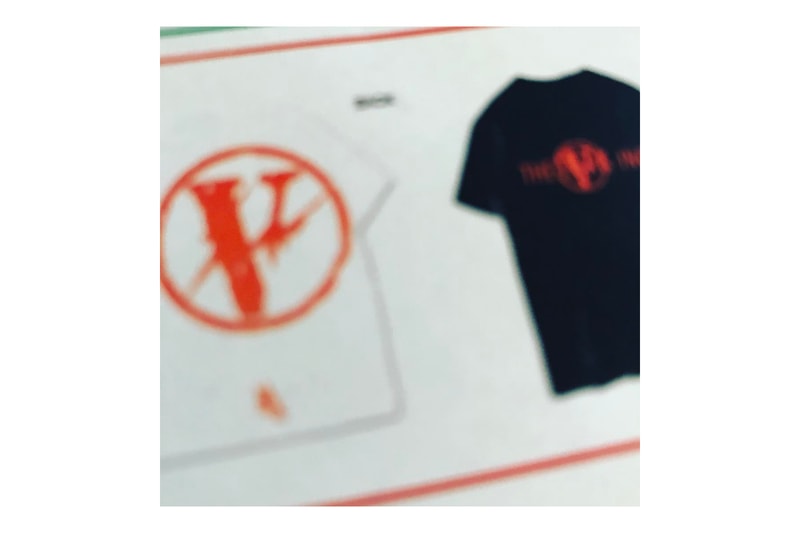 藤原浩曝光 VLONE x fragment design 聯名 T-Shirt 設計