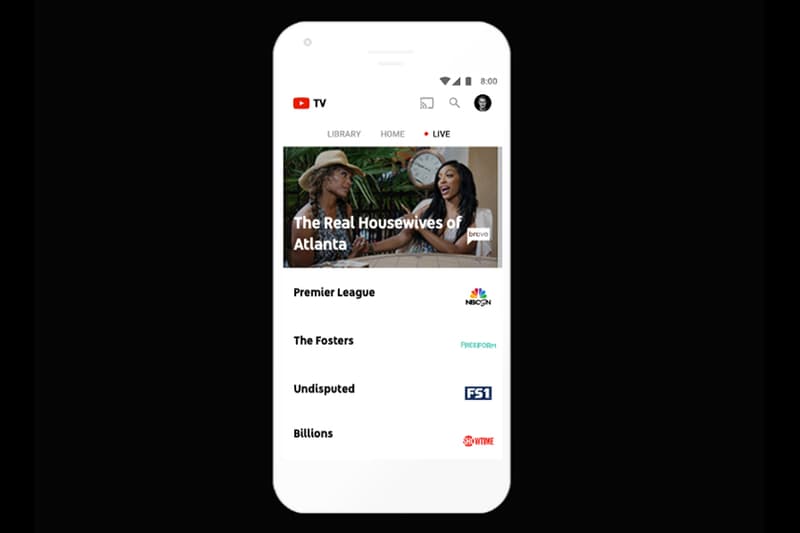 YouTube 推出電視直播平台 YouTube TV