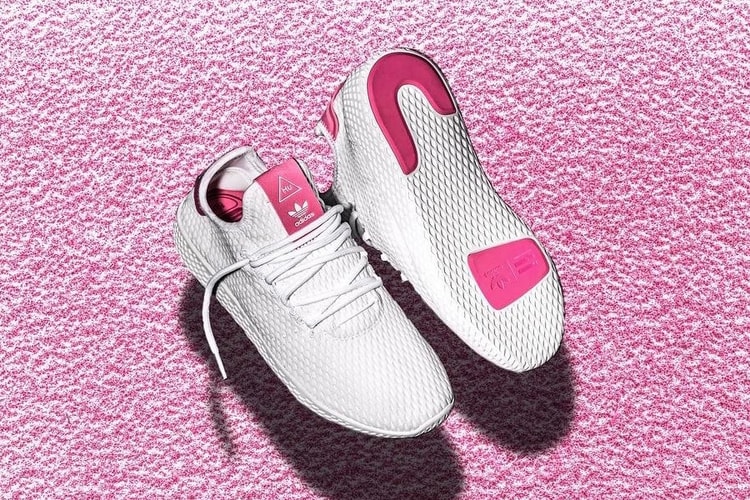 搶先預覽 adidas Originals x Pharrell 全新聯名 Human Race 鞋款粉白配色