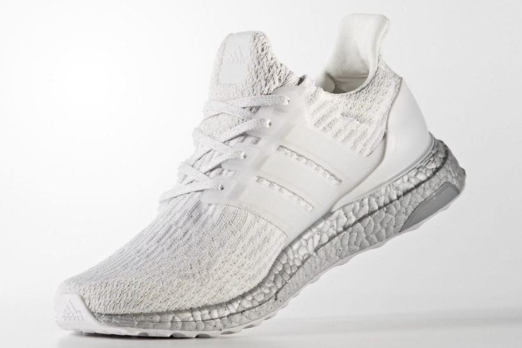 adidas UltraBOOST 3.0 全新配色設計「Crystal White」