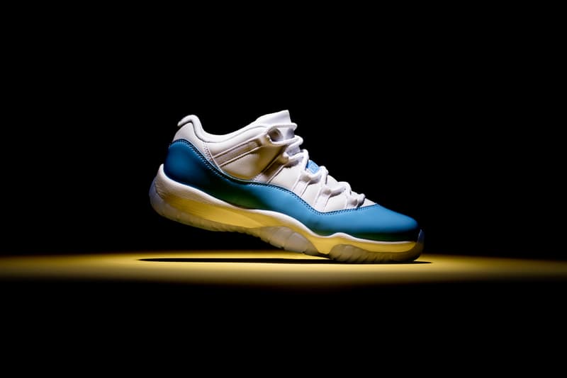 近賞 Air Jordan 11 Low「University Blue」復刻配色