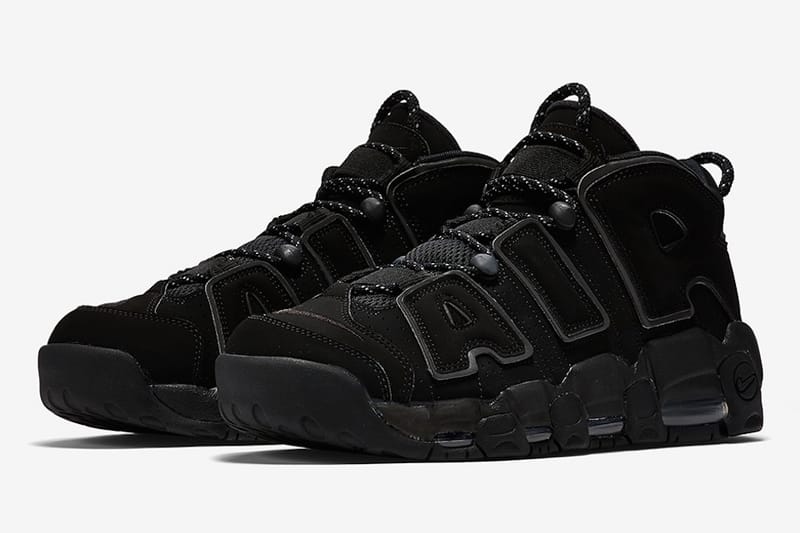 Nike Air More Uptempo 全新「Triple Black」配色