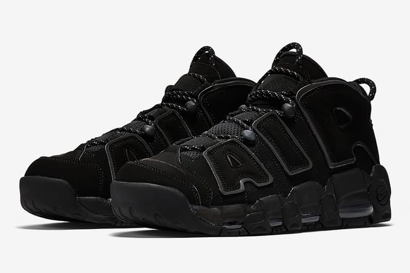 Nike Air More Uptempo 全新「Triple Black」配色