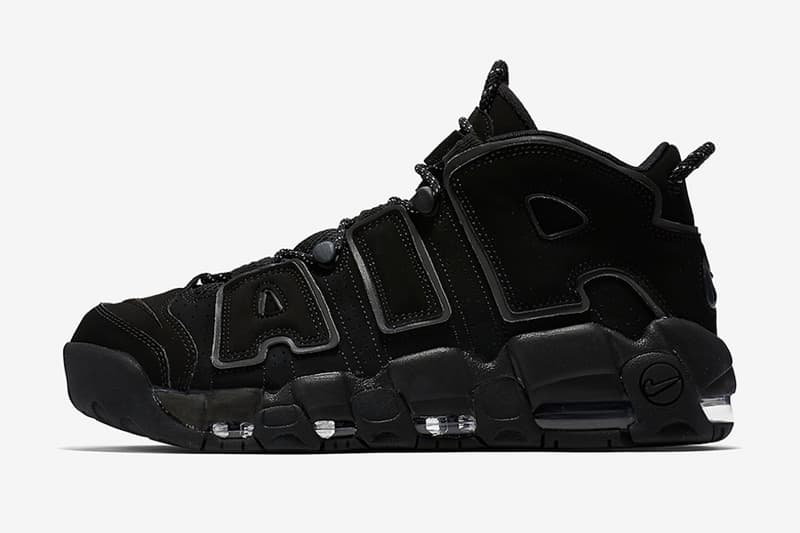 Nike Air More Uptempo 全新「Triple Black」配色