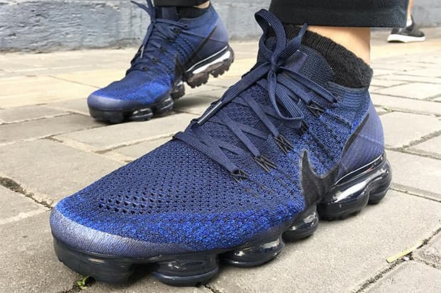 Nike Air VaporMax「College Navy」配色上腳預覽