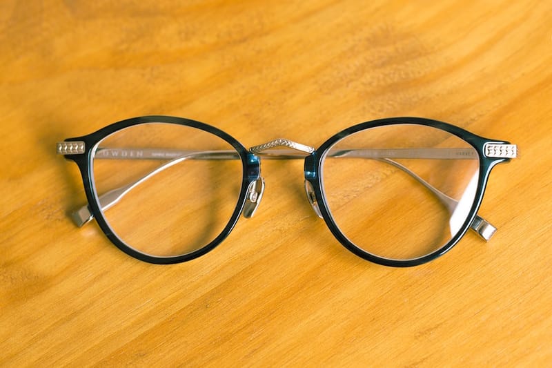 OWDEN Eyewear x The New Black Optical 別注藍金眼鏡
