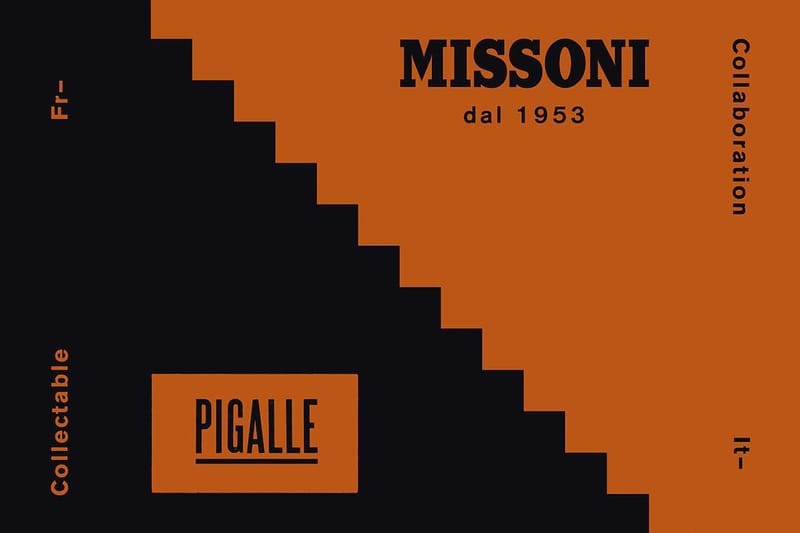 Stéphane Ashpool 宣佈 Pigalle x Missoni 聯名企劃