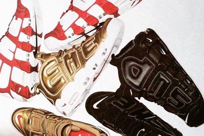 Supreme x Nike Air More Uptempo 聯名系列完整公開