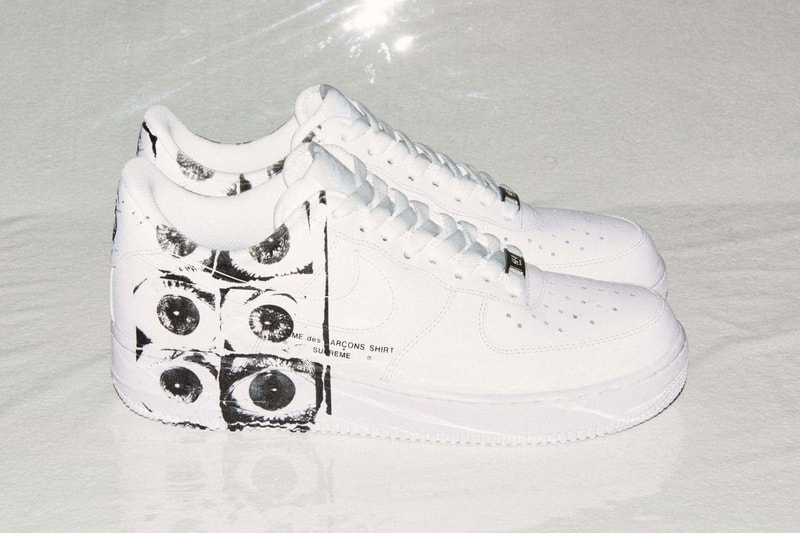 Supreme x COMME des GARÇONS SHIRT x Nike Air Force 1 Low