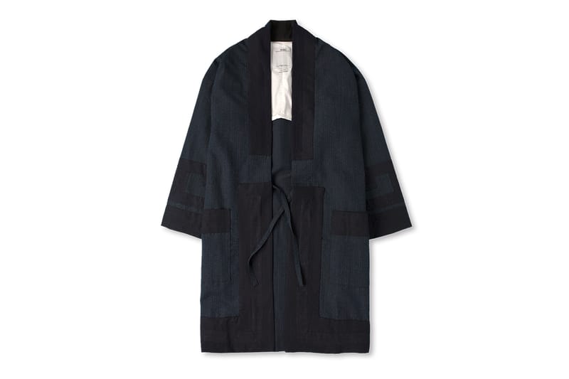 visvim 2017 春夏 RUUNPE COAT PINSTRIPE 拼接大衣