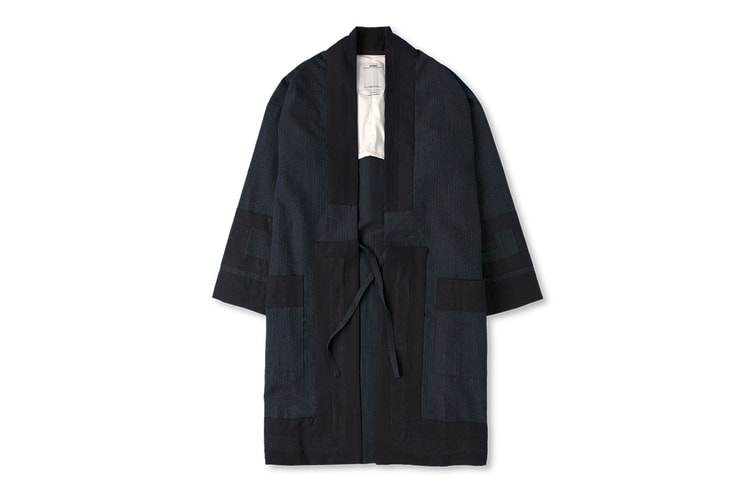 visvim 2017 春夏 RUUNPE COAT PINSTRIPE 拼接大衣